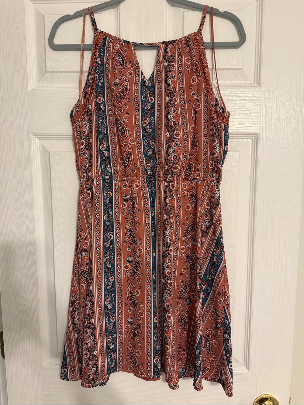 Women’s Paisley Strappy Dress